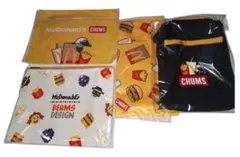 CHUMS ミニショルダーバッグ など3点 マクドナルド2023+おまけ付き