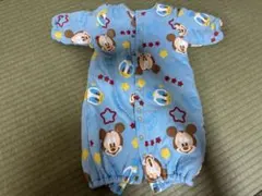 ディズニー ミッキー ドナルド ロンパース カバーオール 50-70cm