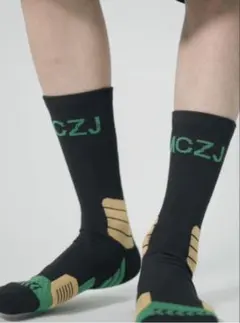 新品♥️MCZJロゴ入りバスケットボールソックス スポーツソックス スポーツ
