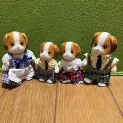 シルバニアファミリー　シフォンイヌ　犬　ファミリー　セット
