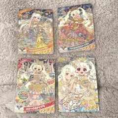 ひみつのアイプリ　リング6だん　星4 ミラクルカード　サイン　4枚セット
