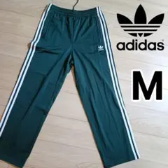 アディダス 濃緑 ファイヤーバード トラックパンツ 人気ウェアジャージ メンズM