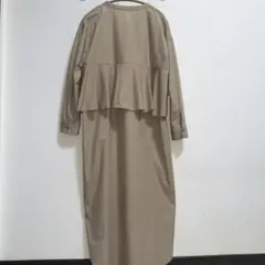ブージュルード　ベージュ ロングシャツワンピース