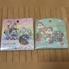 ディズニー おはじきシールフレーク ミッキー ミニー チップとデール
