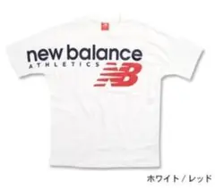 new balance ホワイト/レッド Tシャツ