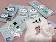ちいかわ ハチワレ セット ヘアアクセ 前髪クリップ シュシュ
