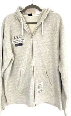 AVIREX XL ジップアップパーカー