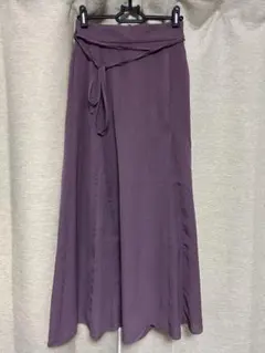 BAYFLOW パープル フレアロングスカート・マーメイド【新品】