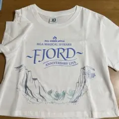 Mrs.Green Apple FJORDロゴTシャツ/ホワイト/クロップド