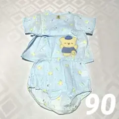 【削除間近】ベビー甚平　90サイズ　クマ