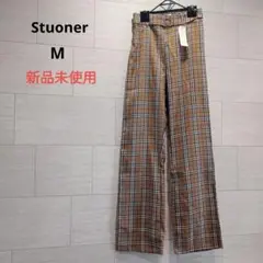 Stuoner【新品未使用】スクエアバックルがかわいい♡ゴム入り楽ちんパンツ