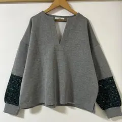 Ciaopanic ⭐️ 切り替え プルオーバー トレーナー　グレー