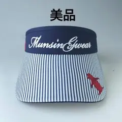 【美品】マンシングウェア　サンバイザー　ゴルフ　MUNSING WEAR