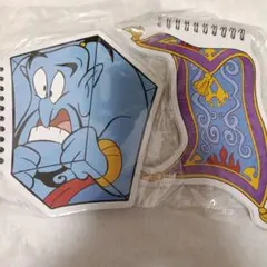DISNEYジーニーと魔法の絨毯の形のノートセット2点セット