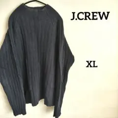 ジェイクルー♡ニット　リブ　ウール　ネイビー