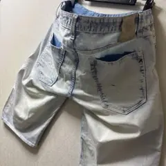 リプレイ❣️ストレッチ付き❣️メンズ❣️ショート❣️デニム❣️パンツ❣️革タグ❣️のサムネイル