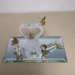 美女と野獣 ガラス細工 置物 ディズニー プリンセス ベル - メルカリ