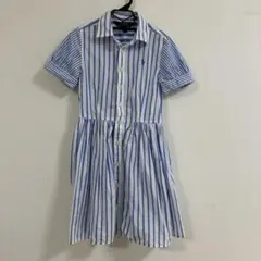 Polo Ralph Lauren ストライプ 半袖シャツワンピース