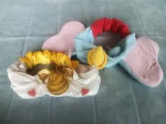 ディズニーキャラクターヘアバンド　２ケ
