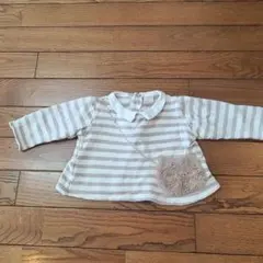 美品【姉妹お揃い可】petit main トレーナー 80
