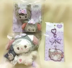 クロミ　mikko マスコットホルダー　ヘアクリップ　アクリルキーホルダー　３点