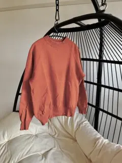 WORKERS コットンセーター オレンジ