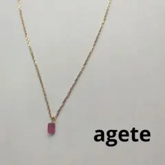 【agete】 ゴールド ネックレス