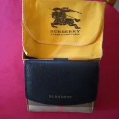 BURBERRY 二つ折り財布 ブラウン/ブラック