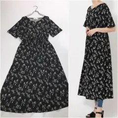 2323 MOUSSY アズールバイマウジー 総柄ロングワンピース 花柄