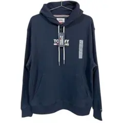 TOMMY JEANS トミージーンズ パーカー 紺 S （ML相当）新品タグ付