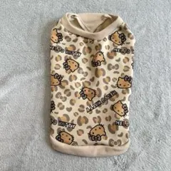 【サンリオ】L未使用ハローキティ 犬服 ヒョウ柄 レオパード 薄手スウェットのサムネイル