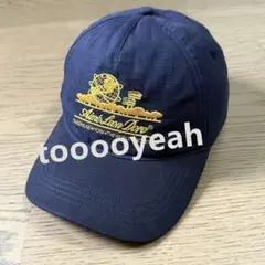 Aime Leon Dore ネイビー刺繍ロゴベースボールキャップ
