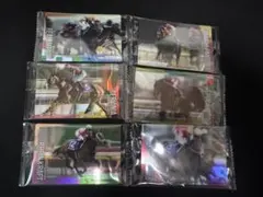 サラブレッドホースコレクション 箔押し3枚ノーマル3枚