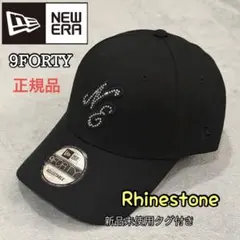 ニューエラ 9FORTY ラインストーン クラシックロゴ ブラック - メルカリ