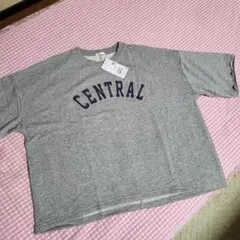 新品未使用CENTRAL グレー 七分袖ビッグスウェット