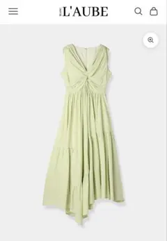 完売品】ローブブラン Irregular hem twist Dress - メルカリ