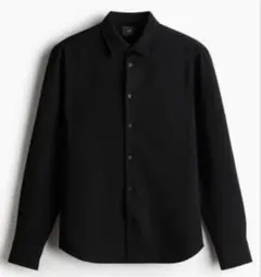 「美品」H&M オーバーサイズ 長袖シャツ ブラックのサムネイル