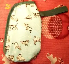 猫柄 水筒カバー 水色