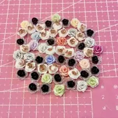 ネイルパーツ☆50個以上☆硬いバラ 夜光のサムネイル
