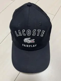 LACOSTE ラコステ Fairplay刺繍 ベースボールキャップ