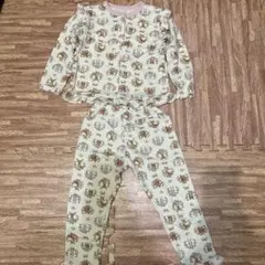 動物柄 長袖パジャマ 120cm