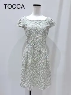 TOCCA 花柄総刺繍ワンピース サイズ0