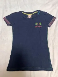 Eeni Meeni 半袖Tシャツ ネイビー 刺繍のサムネイル