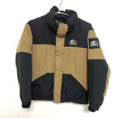 【美品 】CAMP7 ダウンコート 黒/茶色 140センチ