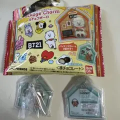 BT21 SHOOKY パッケージチャーム 2個セット