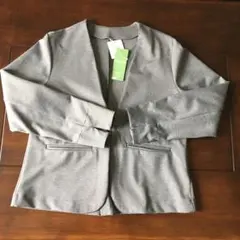新品　レディース　ノーカラージャケット