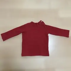 UNIQLO 赤 長袖 Tシャツ 80