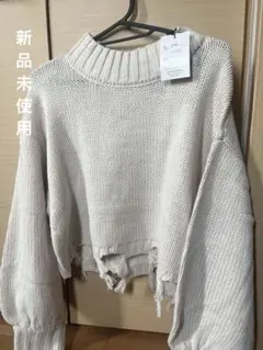 サマーニットセーター アイボリー