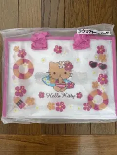 Hello Kitty クリアトートバッグ ピンク