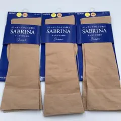 사브리나 스타킹 같은 양말 하이삭스 23~25㎝ 베이지 3발